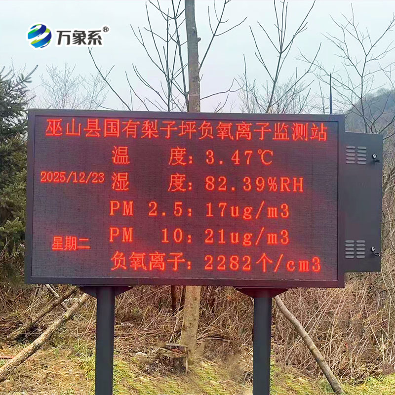 巫山縣國(guó)有梨子坪負(fù)氧離子監(jiān)測(cè)站