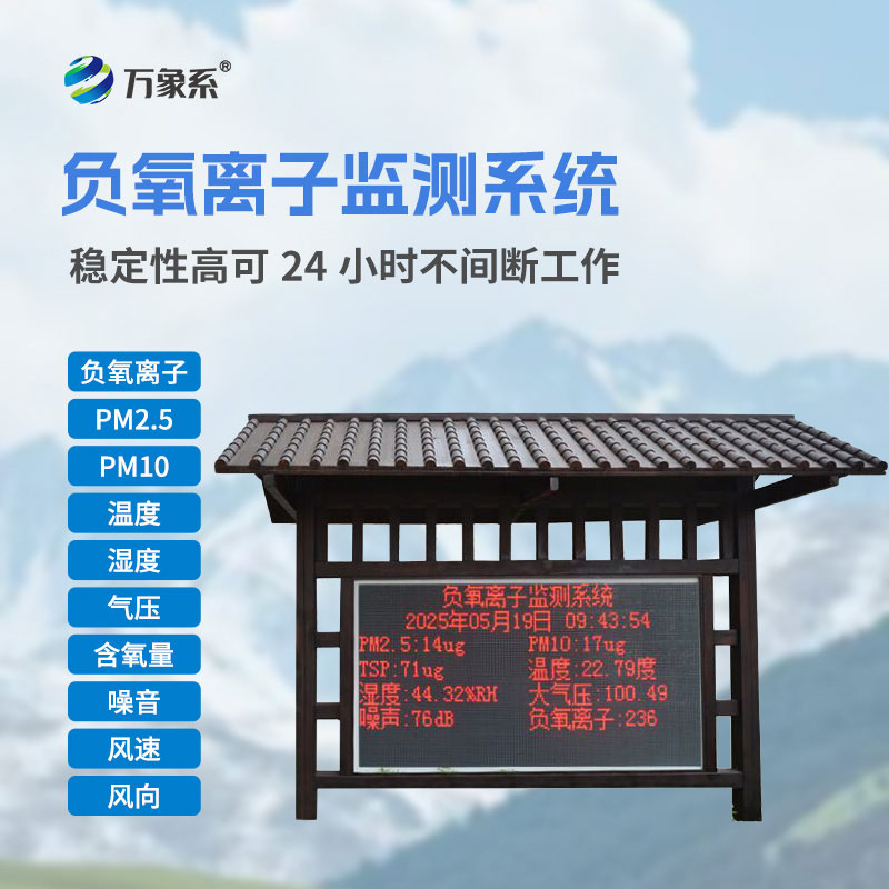 守護(hù)公園好空氣：公園負(fù)氧離子監(jiān)測站點(diǎn)亮生態(tài)預(yù)警